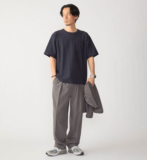 SHIPS「SHIPS:〈接触冷感/ 遮熱/ UVカット〉COVEROSS(R) フリーザー Tシャツ」|Tシャツ・カットソー|