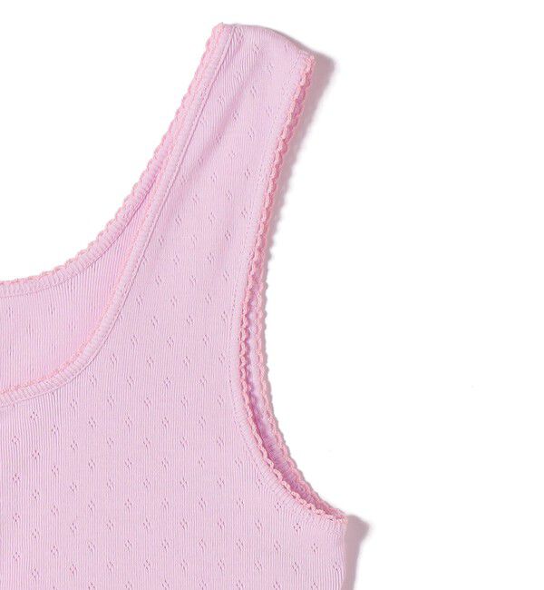 SHIPS for women「Wai＋:〈手洗い可能〉アイレット ヘンリー タンクトップ」|タンクトップ|