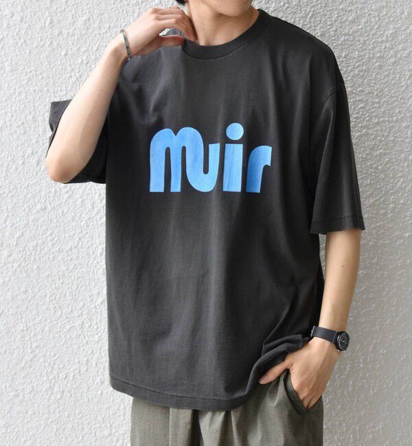 SHIPS any「【SHIPS any別注】ONEITA:〈洗濯機可能〉ピグメント ダイ リラックス ロゴ プリント Tシャツ◇」|Tシャツ・カットソー|