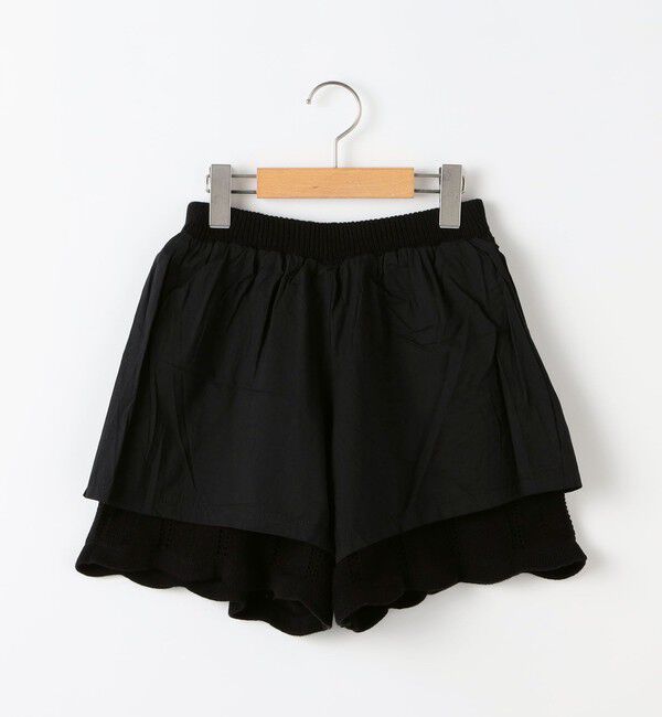 SHIPS KIDS「SHIPS KIDS:140～150cm/ニット レース ショートパンツ」|その他|