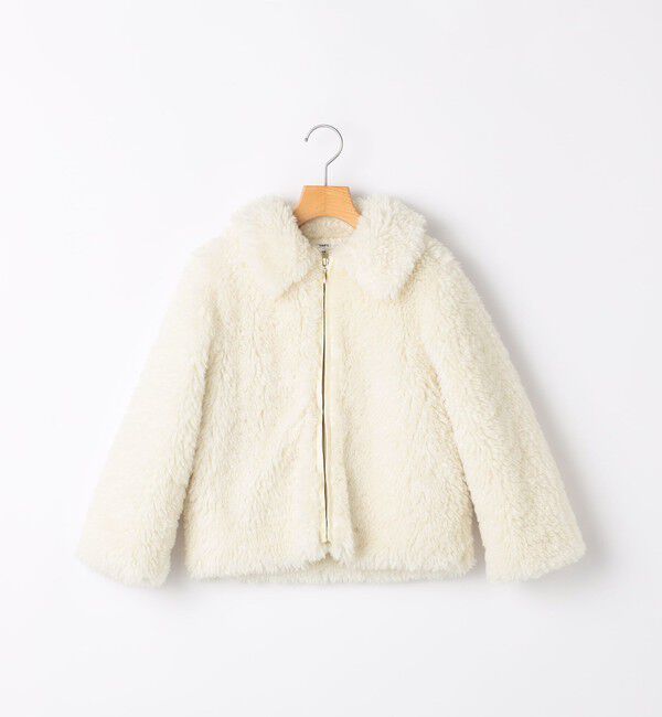 SHIPS KIDS「【一部WEB限定】 100～130cm/〈手洗い可能〉 フェイクファー ブルゾン」|その他|