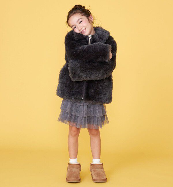 SHIPS KIDS「【一部WEB限定】 100～130cm/〈手洗い可能〉 フェイクファー ブルゾン」|その他|