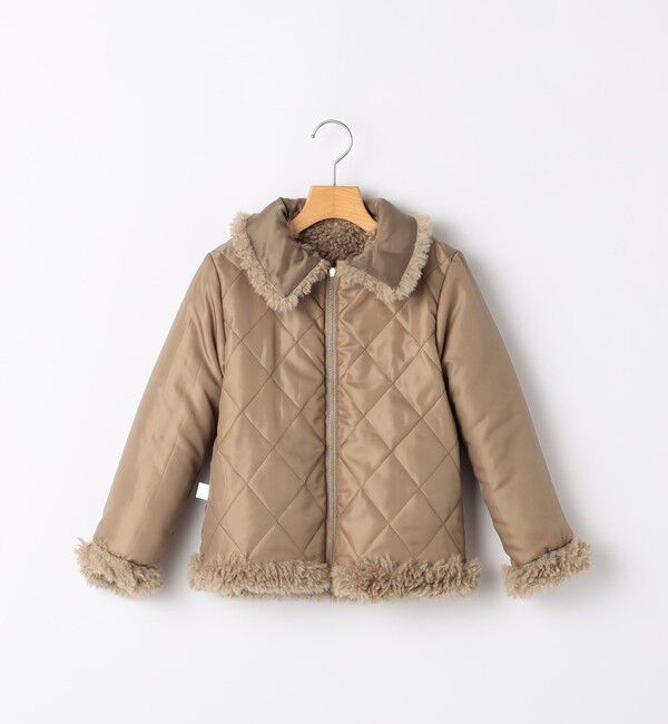 SHIPS KIDS「【一部WEB限定】 100～130cm/〈手洗い可能〉 フェイクファー ブルゾン」|その他|