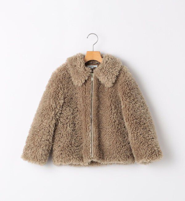 SHIPS KIDS「【一部WEB限定】 100～130cm/〈手洗い可能〉 フェイクファー ブルゾン」|その他|