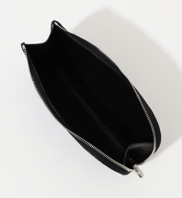 TOMORROWLAND GOODS「Chambord Sellier PETIT ANGERS シュリンクレザー クラッチバッグ LAGUN」|クラッチバッグ|