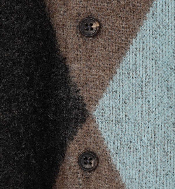 TOMORROWLAND MENS「【WEB先行予約】TOMORROWLAND tricot メリノウール チーゼル起毛 アーガイルカーディガン」|カーディガン|