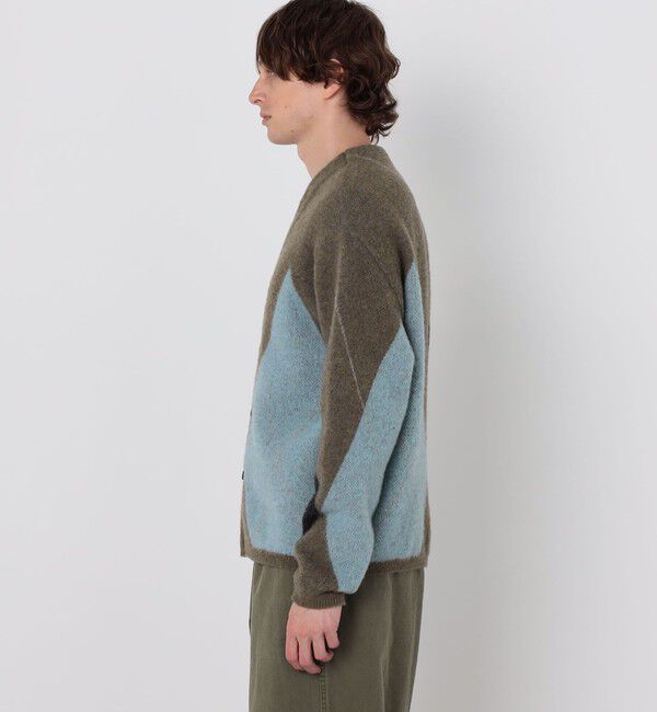 TOMORROWLAND MENS「【WEB先行予約】TOMORROWLAND tricot メリノウール チーゼル起毛 アーガイルカーディガン」|カーディガン|
