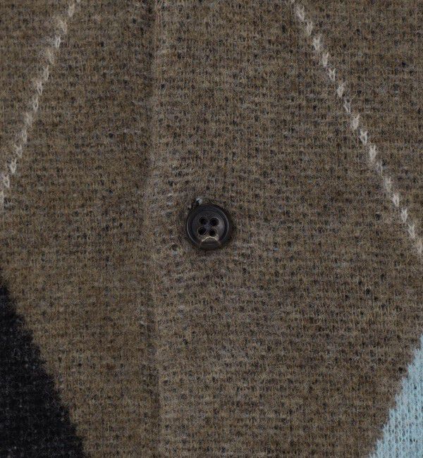 TOMORROWLAND MENS「【WEB先行予約】TOMORROWLAND tricot メリノウール チーゼル起毛 アーガイルカーディガン」|カーディガン|