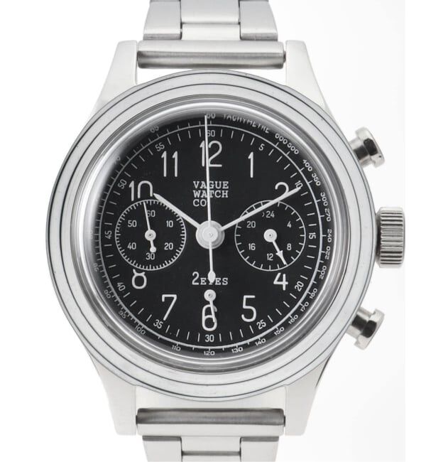 HIROB「《予約》VAGUE WATCH CO. 2 EYES Black」|腕時計|