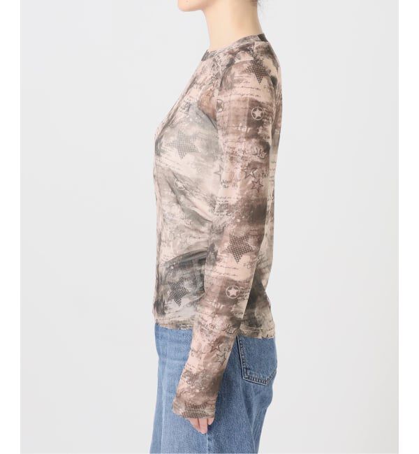 JOINT WORKS「シャーリング シアートップス / J SHIRRING SHEER TOPS」|Tシャツ・カットソー|