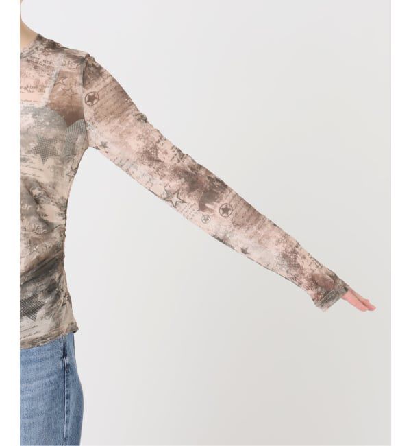 JOINT WORKS「シャーリング シアートップス / J SHIRRING SHEER TOPS」|Tシャツ・カットソー|