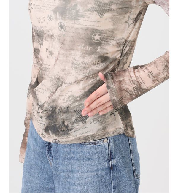 JOINT WORKS「シャーリング シアートップス / J SHIRRING SHEER TOPS」|Tシャツ・カットソー|