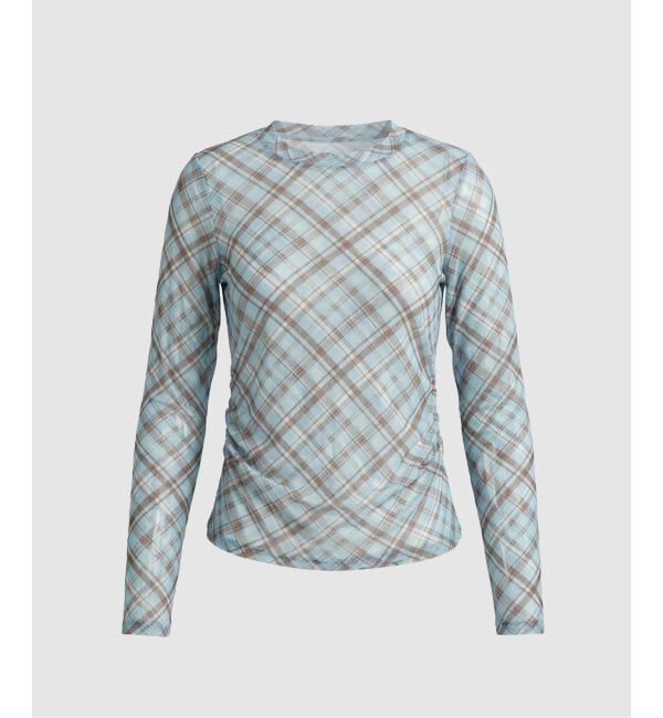 JOINT WORKS「シャーリング シアートップス / J SHIRRING SHEER TOPS」|Tシャツ・カットソー|