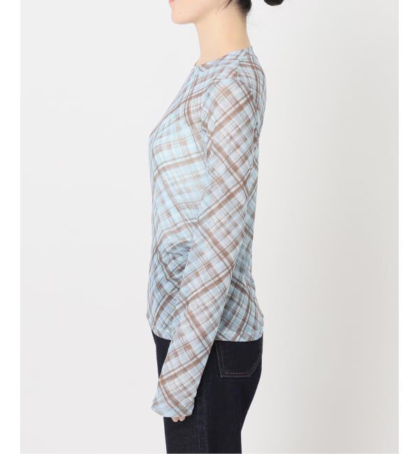 JOINT WORKS「シャーリング シアートップス / J SHIRRING SHEER TOPS」|Tシャツ・カットソー|
