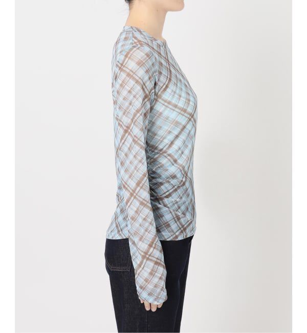 JOINT WORKS「シャーリング シアートップス / J SHIRRING SHEER TOPS」|Tシャツ・カットソー|