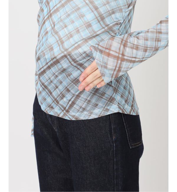 JOINT WORKS「シャーリング シアートップス / J SHIRRING SHEER TOPS」|Tシャツ・カットソー|