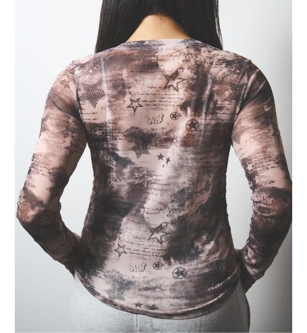 JOINT WORKS「シャーリング シアートップス / J SHIRRING SHEER TOPS」|Tシャツ・カットソー|
