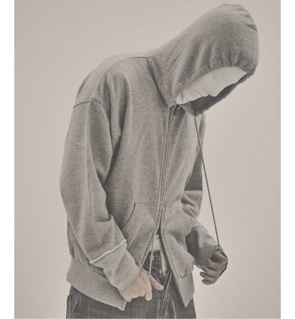 JOINT WORKS「RUSSELL ATHLETIC / ラッセル アスレティック 別注 Layered Zip Hoodie」|パーカー|