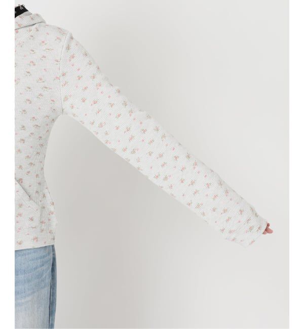 JOINT WORKS「フックディテール ワッフルジップフーディー / J Floral Hook Waffle Hood」|パーカー|