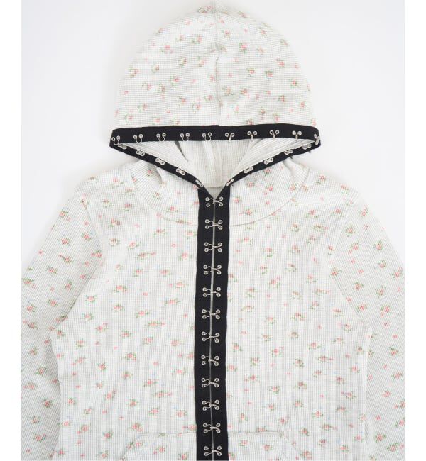 JOINT WORKS「フックディテール ワッフルジップフーディー / J Floral Hook Waffle Hood」|パーカー|