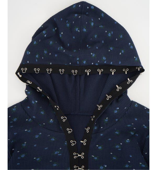 JOINT WORKS「フックディテール ワッフルジップフーディー / J Floral Hook Waffle Hood」|パーカー|