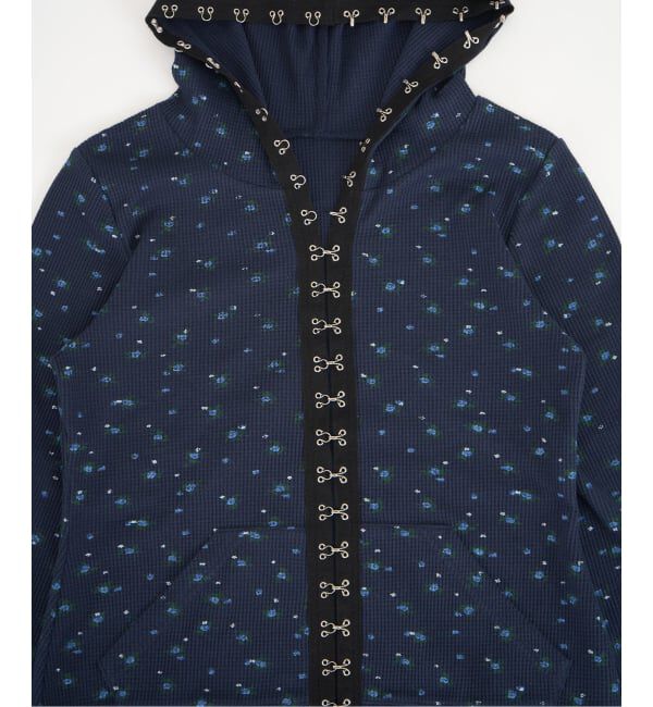 JOINT WORKS「フックディテール ワッフルジップフーディー / J Floral Hook Waffle Hood」|パーカー|