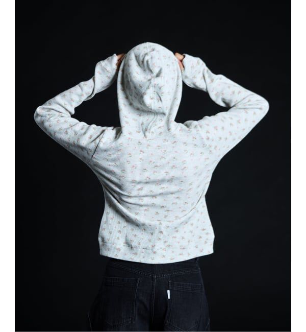JOINT WORKS「フックディテール ワッフルジップフーディー / J Floral Hook Waffle Hood」|パーカー|