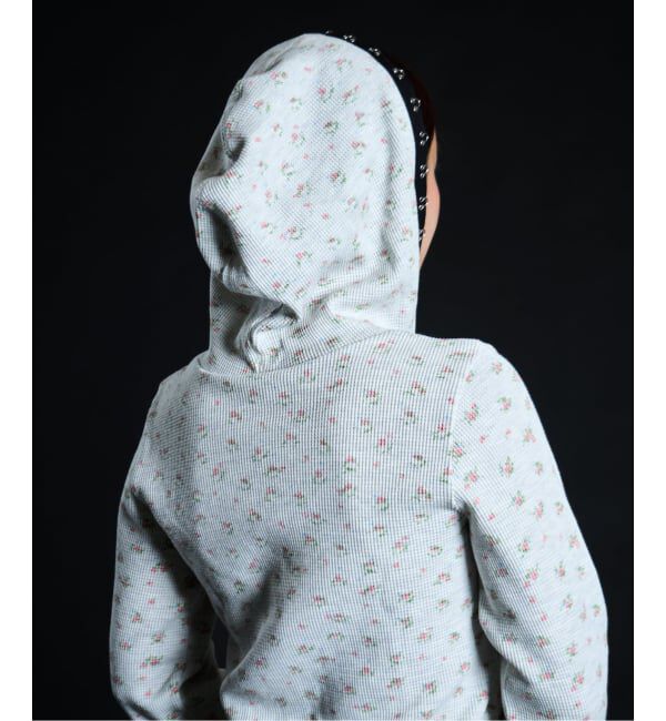 JOINT WORKS「フックディテール ワッフルジップフーディー / J Floral Hook Waffle Hood」|パーカー|