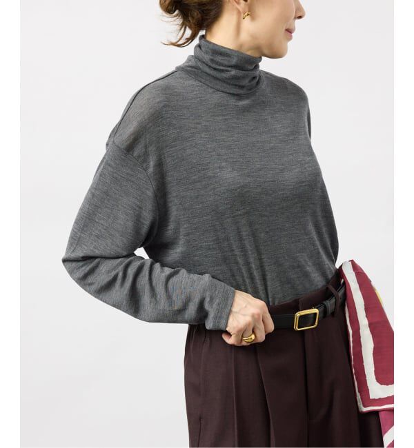 VERMEIL par iena「《予約》INSCRIRE アンスクリア Wool Fraise Turtle Neck」|Tシャツ・カットソー|