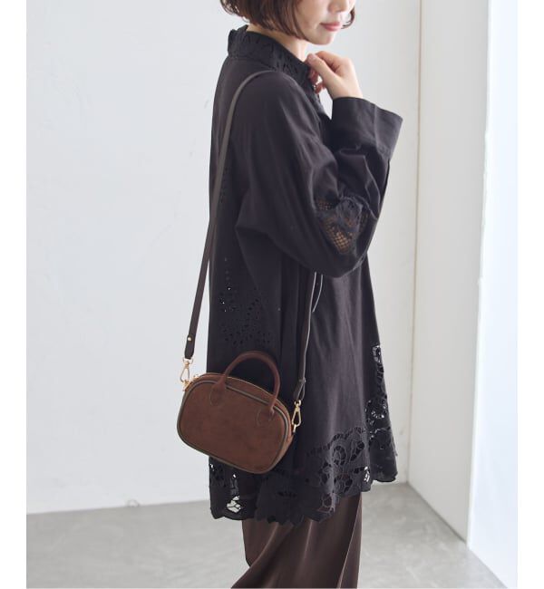 journal standard L'essage「《WEB限定》VELETTO/ベレット フェイクスエードショルダーバッグ」|ショルダー・メッセンジャー|