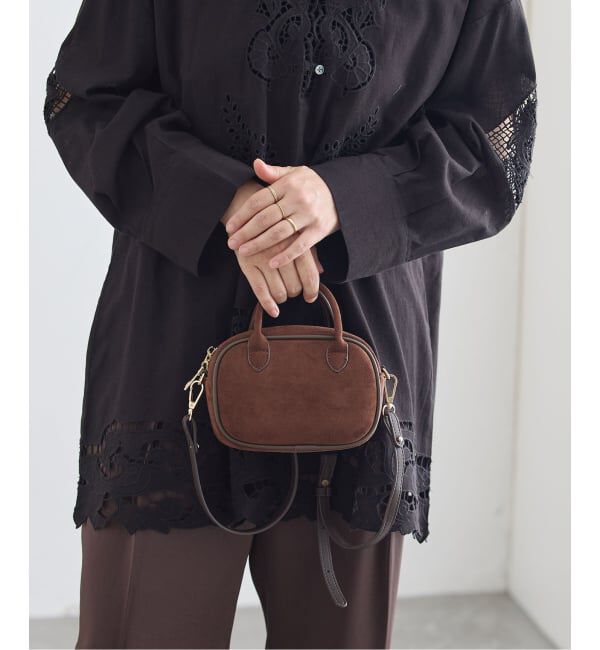 journal standard L'essage「《WEB限定》VELETTO/ベレット フェイクスエードショルダーバッグ」|ショルダー・メッセンジャー|