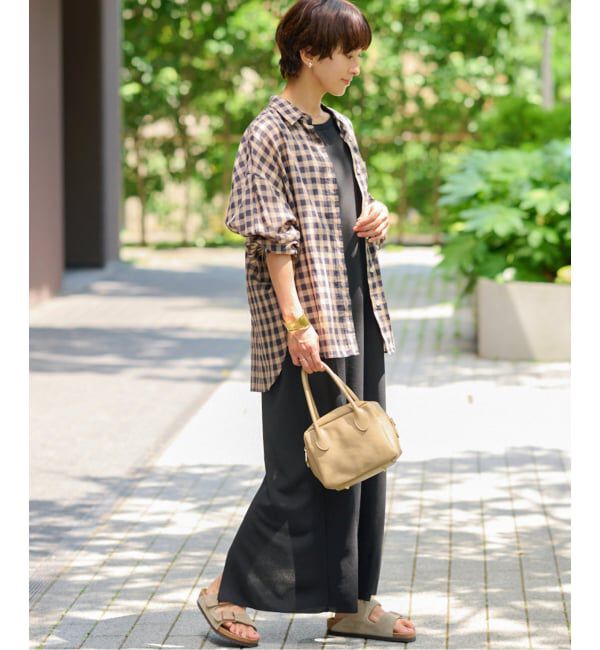 JOURNAL STANDARD relume「《追加2》コットンローンチェックオーバーサイズ」|シャツ・ブラウス|