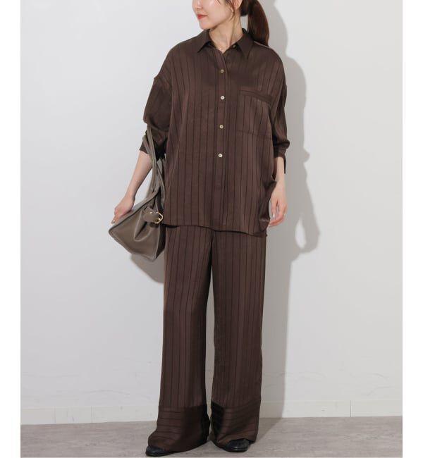 JOURNAL STANDARD relume「《予約》サテンストライプパジャマイージーパンツ」|その他|