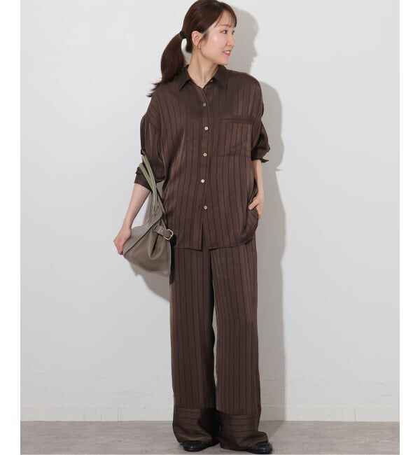 JOURNAL STANDARD relume「《予約》サテンストライプパジャマイージーパンツ」|その他|