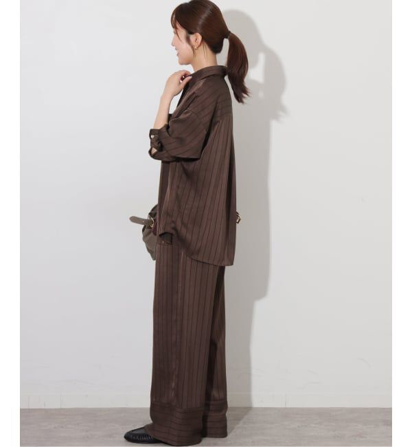 JOURNAL STANDARD relume「《予約》サテンストライプパジャマイージーパンツ」|その他|