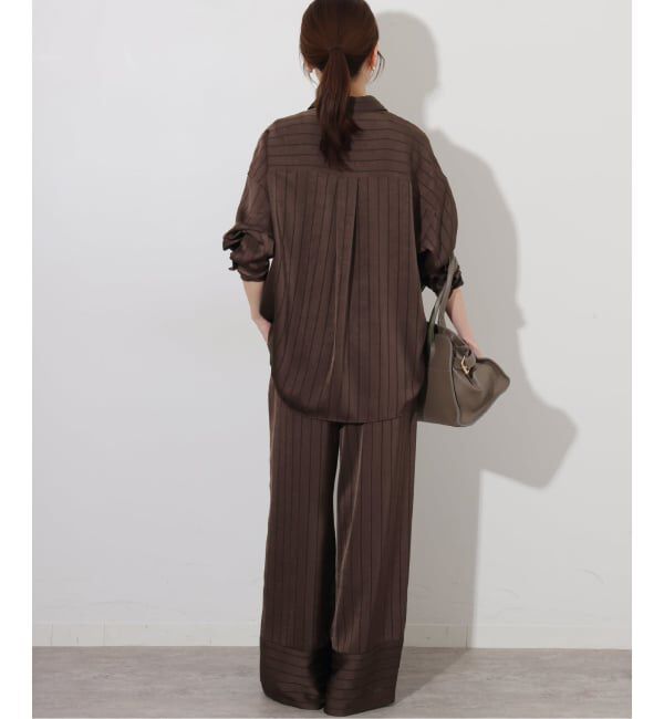 JOURNAL STANDARD relume「《予約》サテンストライプパジャマイージーパンツ」|その他|