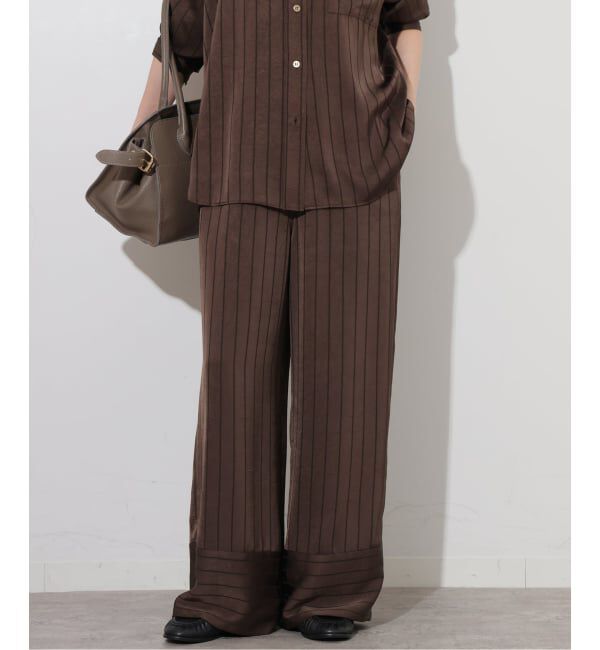 JOURNAL STANDARD relume「《予約》サテンストライプパジャマイージーパンツ」|その他|