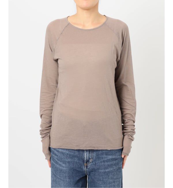 journal standard L'essage「《予約》シルク混ベア天竺プルオーバー」|Tシャツ・カットソー|