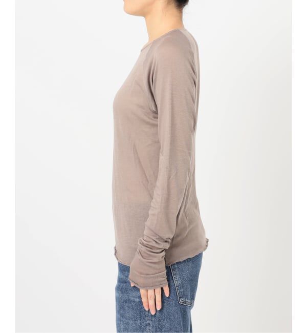 journal standard L'essage「《予約》シルク混ベア天竺プルオーバー」|Tシャツ・カットソー|