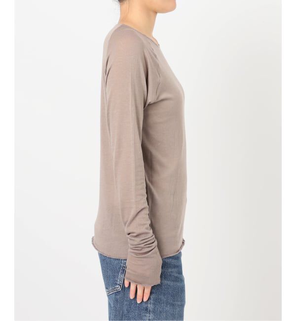 journal standard L'essage「《予約》シルク混ベア天竺プルオーバー」|Tシャツ・カットソー|