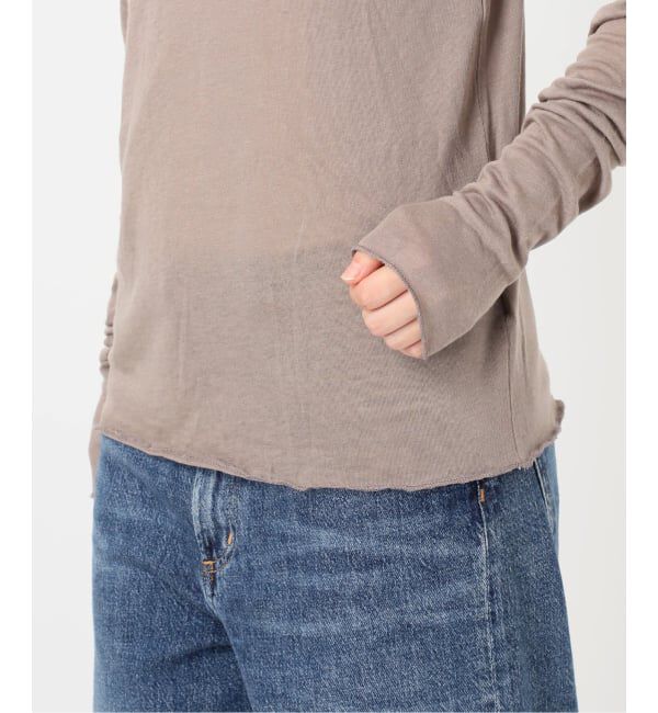 journal standard L'essage「《予約》シルク混ベア天竺プルオーバー」|Tシャツ・カットソー|