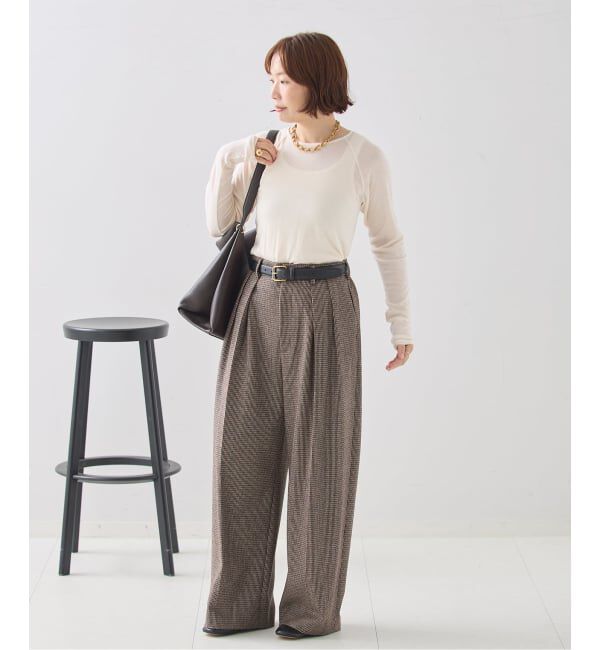 journal standard L'essage「《予約》シルク混ベア天竺プルオーバー」|Tシャツ・カットソー|