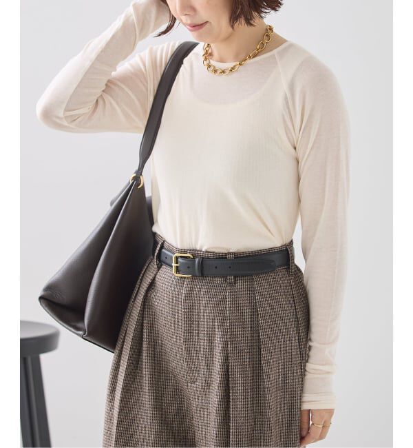 journal standard L'essage「《予約》シルク混ベア天竺プルオーバー」|Tシャツ・カットソー|