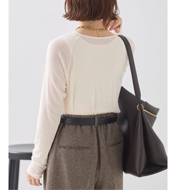 journal standard L'essage「《予約》シルク混ベア天竺プルオーバー」|Tシャツ・カットソー|