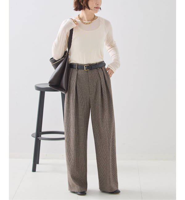 journal standard L'essage「《予約》シルク混ベア天竺プルオーバー」|Tシャツ・カットソー|