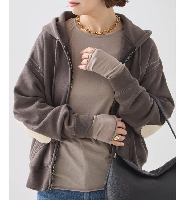 journal standard L'essage「《予約》シルク混ベア天竺プルオーバー」|Tシャツ・カットソー|ベージュ