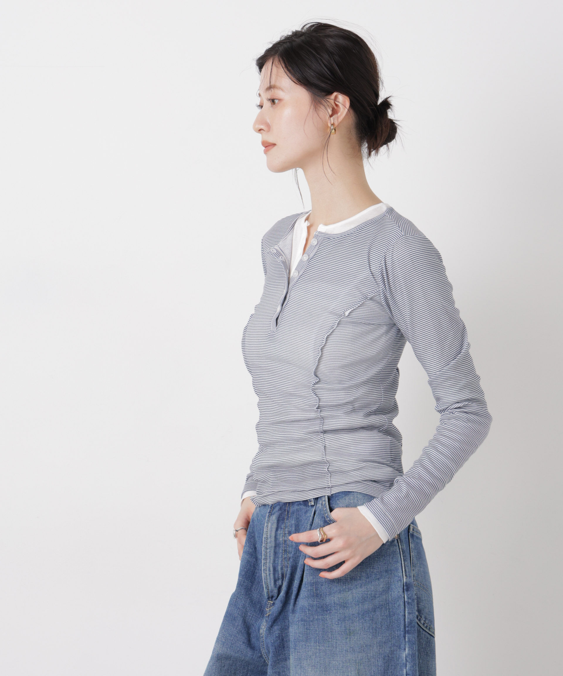 NANO universe「Robert P. Miller/LightPrib Henly L/S Tee 」|Tシャツ・カットソー|