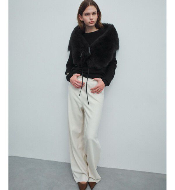 BEIGE,「【Precious掲載】MONTAIGNE / イージーウエストウールワイドパンツ」|その他|