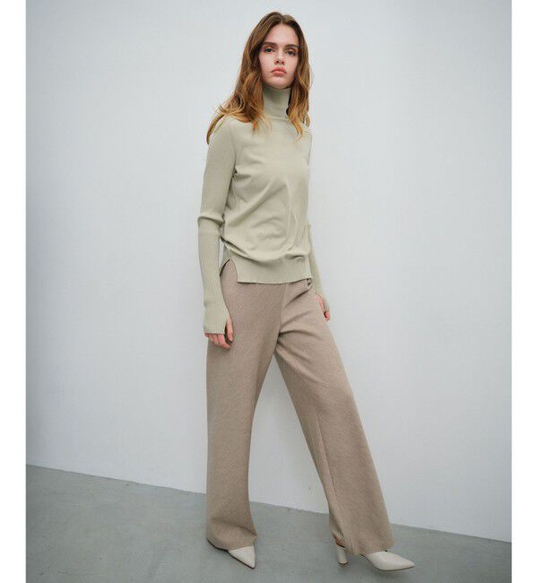 BEIGE,「【Precious掲載】MONTAIGNE / イージーウエストウールワイドパンツ」|その他|