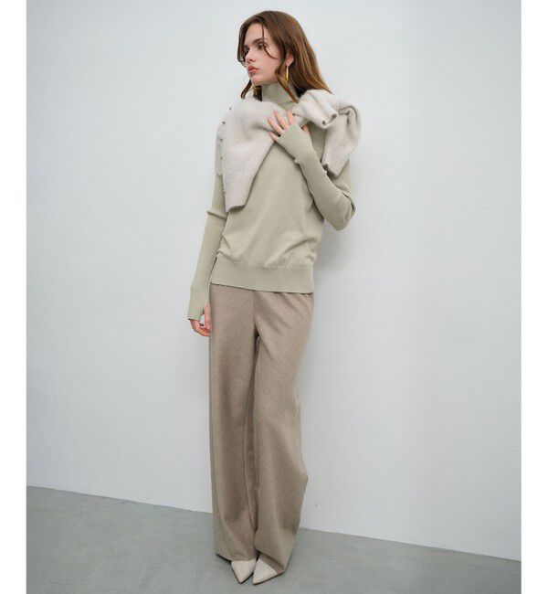 BEIGE,「【Precious掲載】MONTAIGNE / イージーウエストウールワイドパンツ」|その他|